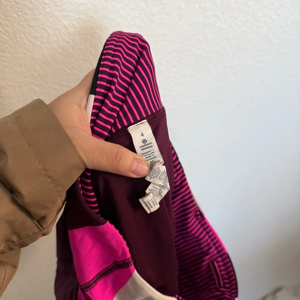 Lululemon Groovy Run Shorts in Plum Raspberry Glo Light 4